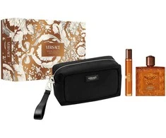 Versace Eros Najim Giftset kvepalų rinkinys vyrams (PP kvepalai, 100 ml + PP miniatiūra, 10 ml + kosmetinė)
