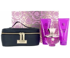 Kvepalų rinkinys moterims Versace Pour Femme Dylan Purple (EDP, 100 ml + dušo želė, 100 ml + kūno losjonas, 100 ml + kosmetinė)