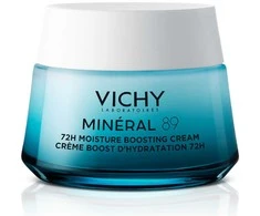 Vichy Minéral 89 72H Moisture Boosting Kreminis drėkinantis veido kremas visiems odos tipams, 50 ml