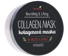 Vivaco maitininantis &amp; Lifting Collagen Mask collagen mask for face and décolleté, 100 ml