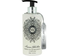 Vivian Gray Vivian Pilkas Kreminis skystas muilas Aroma Selection Baltas Tea &amp; Magnolia (Kreminio muilas), 400 ml