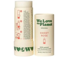 We Love The Planet Original Dezodorantas Stick Sweet Rose pieštukinis dezodorantas, 40 g