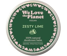 We Love The Planet Vegan Dezodorantas Balm Zesty Lime kreminis dezodorantas, 35 g