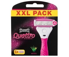Wilkinson Sword Quattro For Women Keičiamas peiliukas moterims, 1 balení