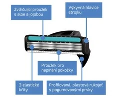 Wilkinson Sword Wilkinson Xtreme3 Hybrid vyriškas skustuvas