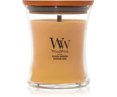 Woodwick Golden Bourbon Scented Candle kvapioji žvakė, 275 g