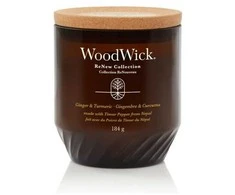 Woodwick Aromatinė žvakė (Medium Ginger &amp; Turmeric), 184,0 g