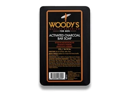 Woody's Activated Charcoal Bar Soap muilas su aktyvuota anglimi, 227 g