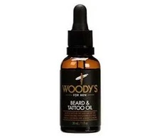 Woody's Beard &amp; Tattoo Oil aliejus barzdai ir tatuiruotėms, 30 ml