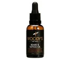 Woody's Beard &amp; Tattoo Oil aliejus barzdai ir tatuiruotėms, 30 ml