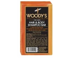 Woody's Hair &amp; Body Šampūnas Bar kietasis šampūnas plaukams ir kūnui, 227 g
