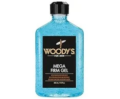 Woody's Mega Firm Gel gelis plaukams, 355 ml