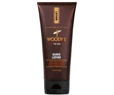 Woody's Shave Lather skutimosi kremas, 177 ml