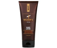Woody's Shave Lather skutimosi kremas, 177 ml