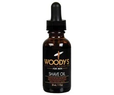 Woody's Shave Oil skutimosi raminantis barzdos skutimosi aliejus, 30 ml