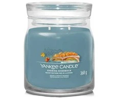 Yankee Candle aromatinė žvakė Signature stiklinė vidutinio dydžio Evening Riverwalk 368 g