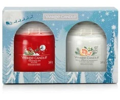 Yankee Candle Kalėdinis dovanų rinkinys Signatūrinės žvakės 2 vnt.