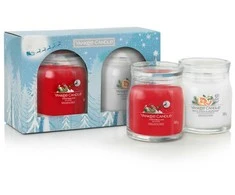 Yankee Candle Kalėdinis dovanų rinkinys Signatūrinės žvakės 2 vnt.