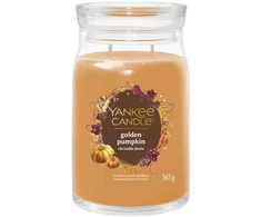 „Yankee Candle Signature“ žvakė „Golden Pumpkin“, didelė, 567 g