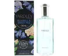 Yardley Bluebell and Sweetpea EDT tualetinis vanduo moterims, 125 ml