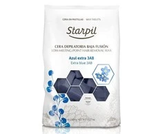 Žemoje temperatūroje besilydantis vaškas depiliacijai Starpil, mėlynas, 1kg