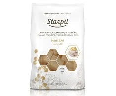 Žemoje temperatūroje besilydantis vaškas depiliacijai Starpil, dramblio kaulo, 1kg