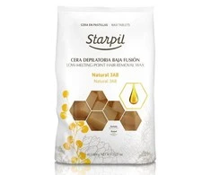 Activeshop Žemoje temperatūroje besilydantis vaškas depiliacijai Starpil, natūralus, 1kg