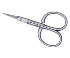 Žirklutės odelėms Osom Professional, 9 cm, nerūdijančio plieno, išlenktos, smailiu galu