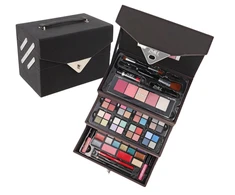 ZMILE COSMETICS Beauty Case Velvety (Dark Pilkas) Limited Edition dekoratyvinės kosmetikos rinkinys
