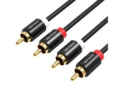 Vention Ventiliacija 2RCA Cinch - 2RCA kabelis 2m
