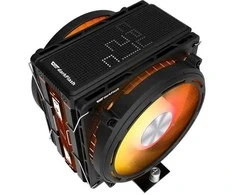 Aktyvus procesoriaus „Darkflash E400“ (juodas) aušinimas