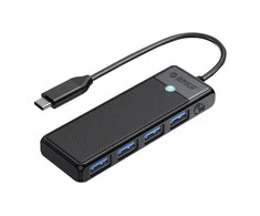Adapterio šakotuvas 4in1 Orico USB A3.0x4