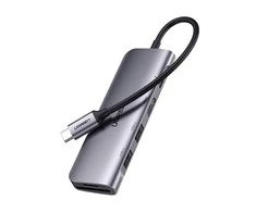 Adapteris HUB UGREEN CM195 USB-C prie HDMI, 2x USB-A 3.0, SD/TF, PD