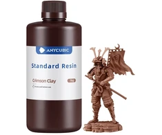 ANYCUBIC standartinė derva (tamsiai raudonas molis)