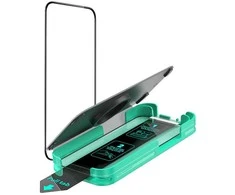 ESR Armorite Apsauginis stiklas for Apple iPhone 16 with Applicator – with Juodas Frame
