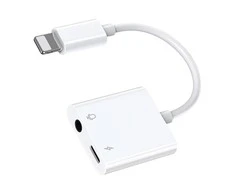 Garso adapteris Lightning / 3.5 mm Joyroom S - Y105 (baltas)