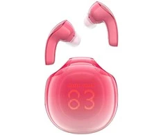 Ausinės TWS Acefast T9, Bluetooth 5.3, IPX4 (pomelo raudona)