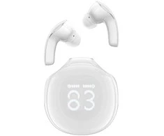 Ausinės TWS Acefast T9, Bluetooth 5.3, IPX4 (porceliano balta)
