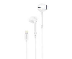 Laidinės ausinės lightning Foneng T28 iPhone - baltos