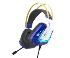 Žaidimų ausinės Dareu EH732 USB RGB (mėlyna)