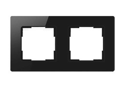 Avatto 2 Socket TS20 light switch frame (juodas)