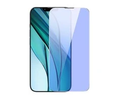Baseus Crystal Grūdintas apsauginis stikliukas su apsauga nuo mėlynos šviesos ir apsauga nuo dulkių 0.3mm skirtas iPhone 14 Plus/13 Pro Max - 2vnt