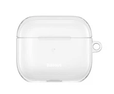 Baseus Crystal skaidrus dėklas, skirtas AirPods 3