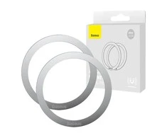 Baseus Halo magnetinis žiedas telefonams, MagSafe (sidabrinis)