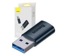 Baseus Ingenuity USB-A – USB-C OTG adapteris - Mėlynas