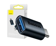 Baseus Ingenuity USB-C – USB-A OTG adapteris - Mėlynas