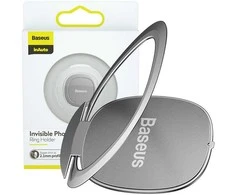 Baseus Invisible Ring telefono laikiklis / žiedas - Sidabrinis