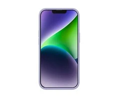 Baseus skystas silicio dioksidas iPhone 14 Plus Tok, stiklas ir valymo rinkinys (lila)