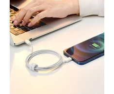 USB kabelis Baseus Superior iš USB į Lightning 2.4A 1.5m baltas CALYS-B02