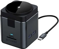 „Blitzwolf 9in1“ įkrovimo stotelė BW-TH17 + 15 W įkroviklis